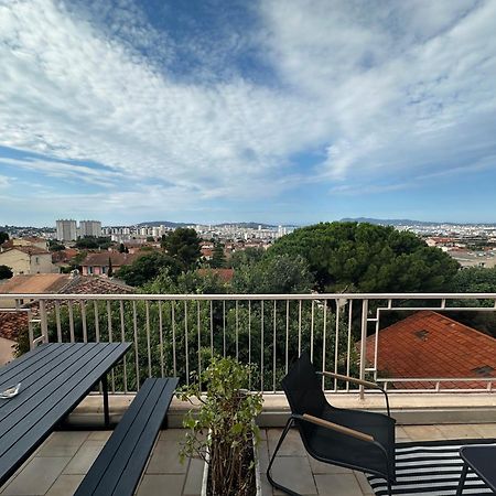 T4 Avec Terrasse Et Garage Prive Apartamento Toulon Exterior foto