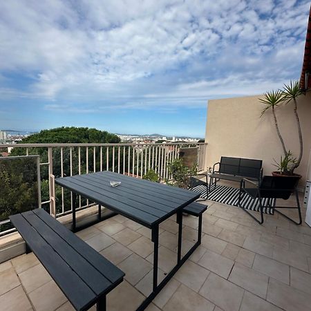 T4 Avec Terrasse Et Garage Prive Apartamento Toulon Exterior foto
